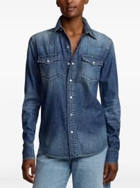 Ralph Lauren Collection Denim Shirt | Blue | FARFETCH at Farfetch